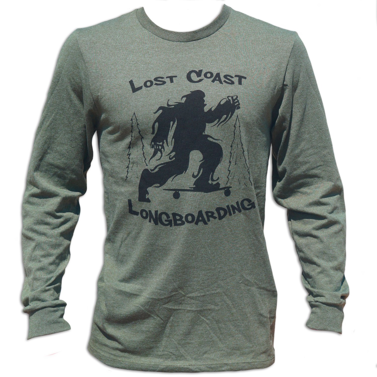 Long Sleeve Sasquatch / Lost Coast Longboarding